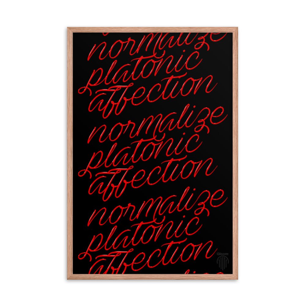 Touch Matte Framed Print
