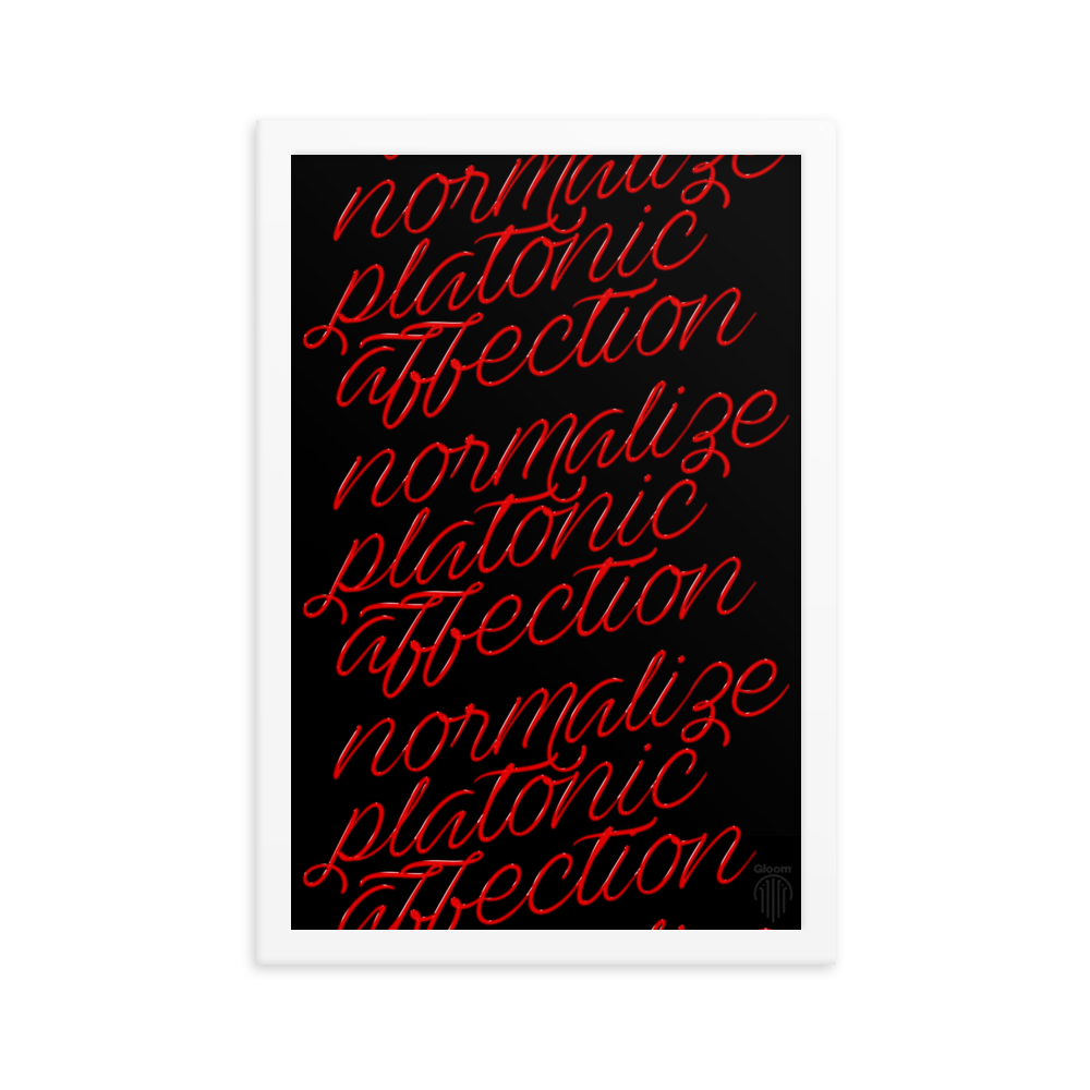 Touch Matte Framed Print