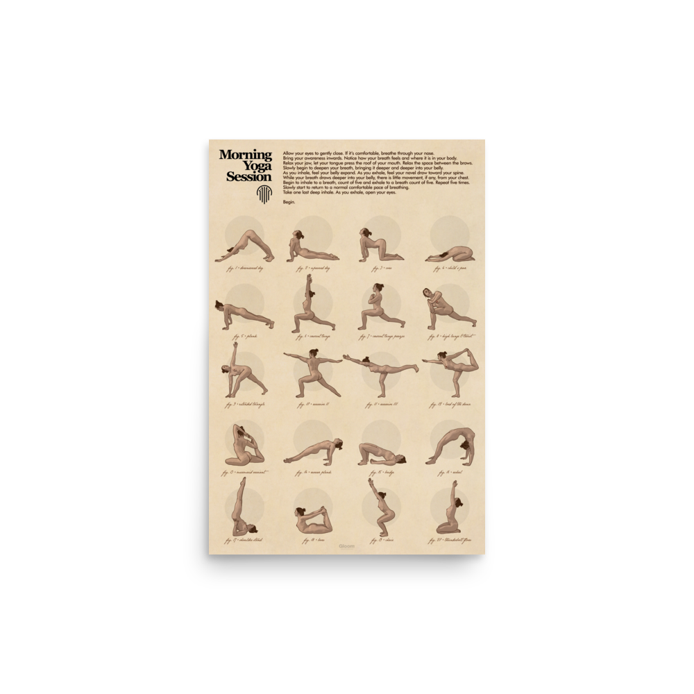 Yoga Matte Poster Print