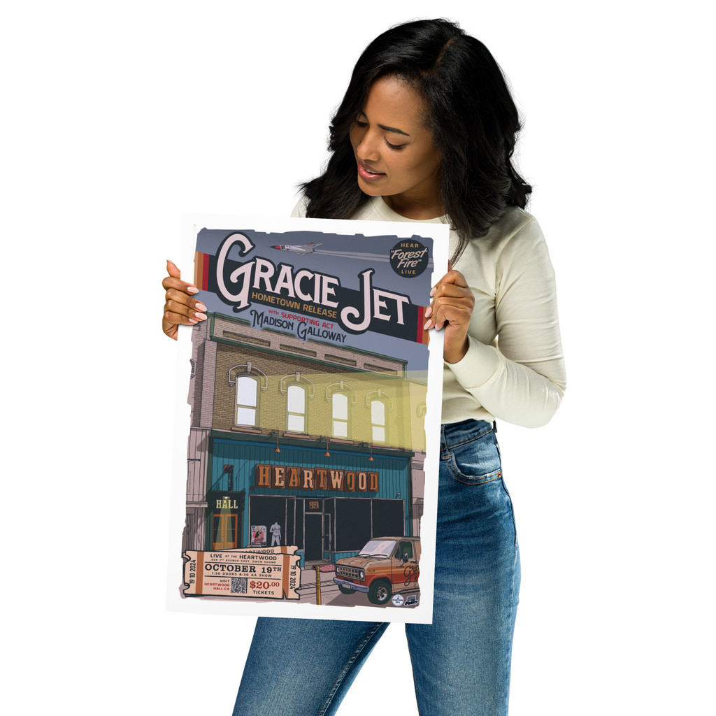GJ Heartwood Matte Poster Print