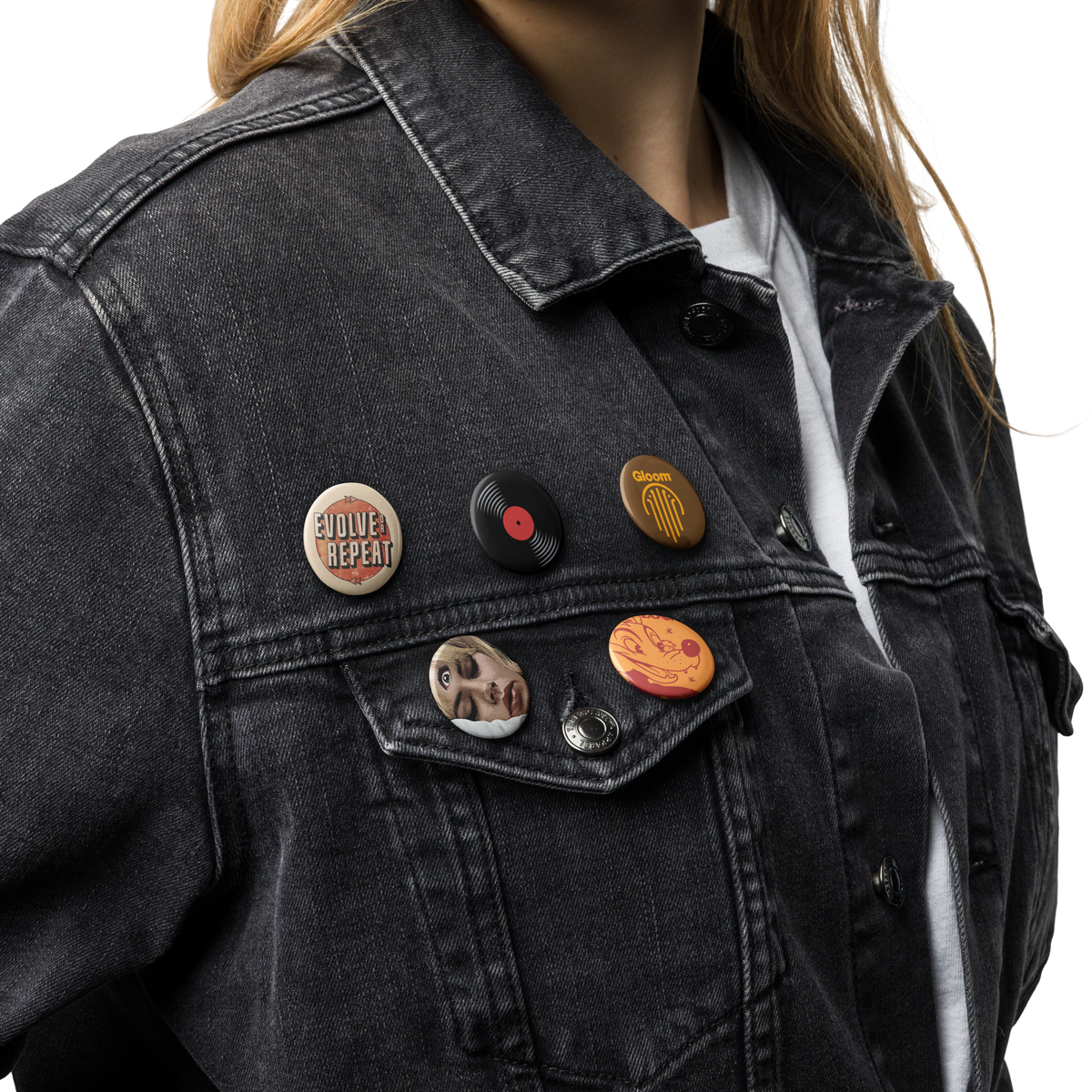 Gloom Set I • 1" Pins 5-Pack