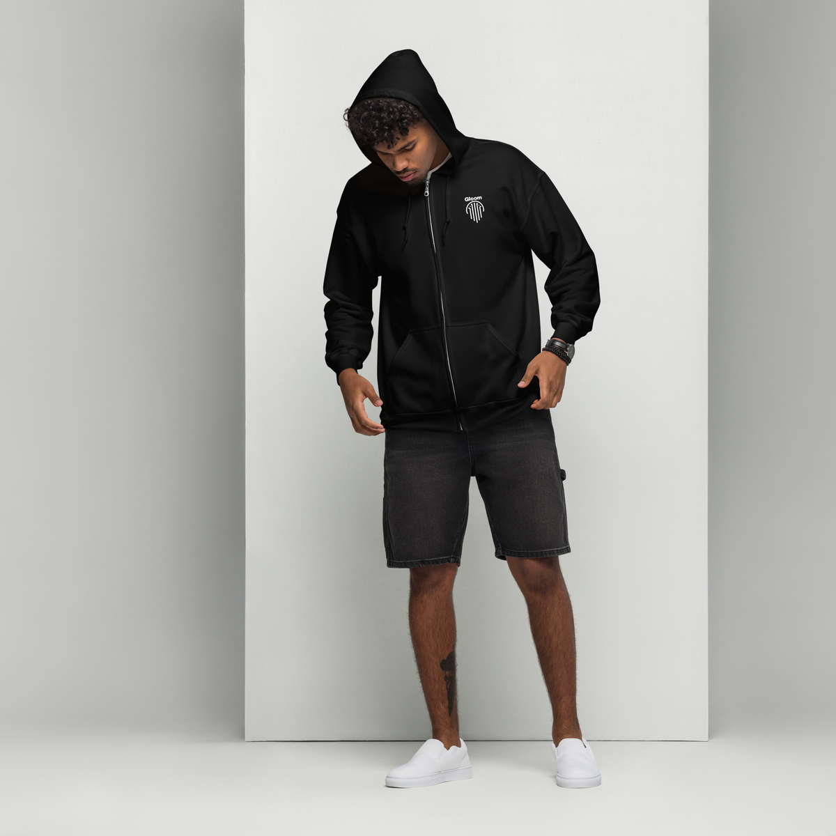 Crowd Weaver Zip Hoodie