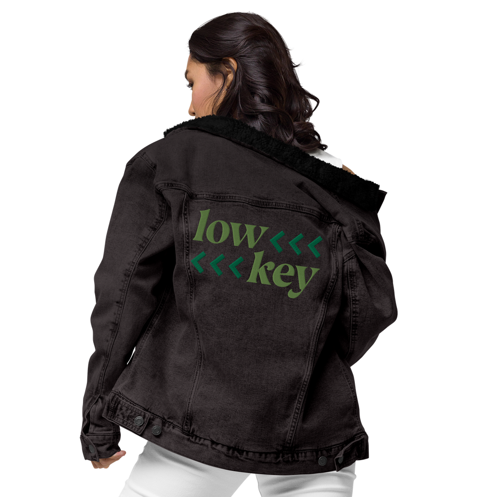 Low Key Denim Sherpa Jacket