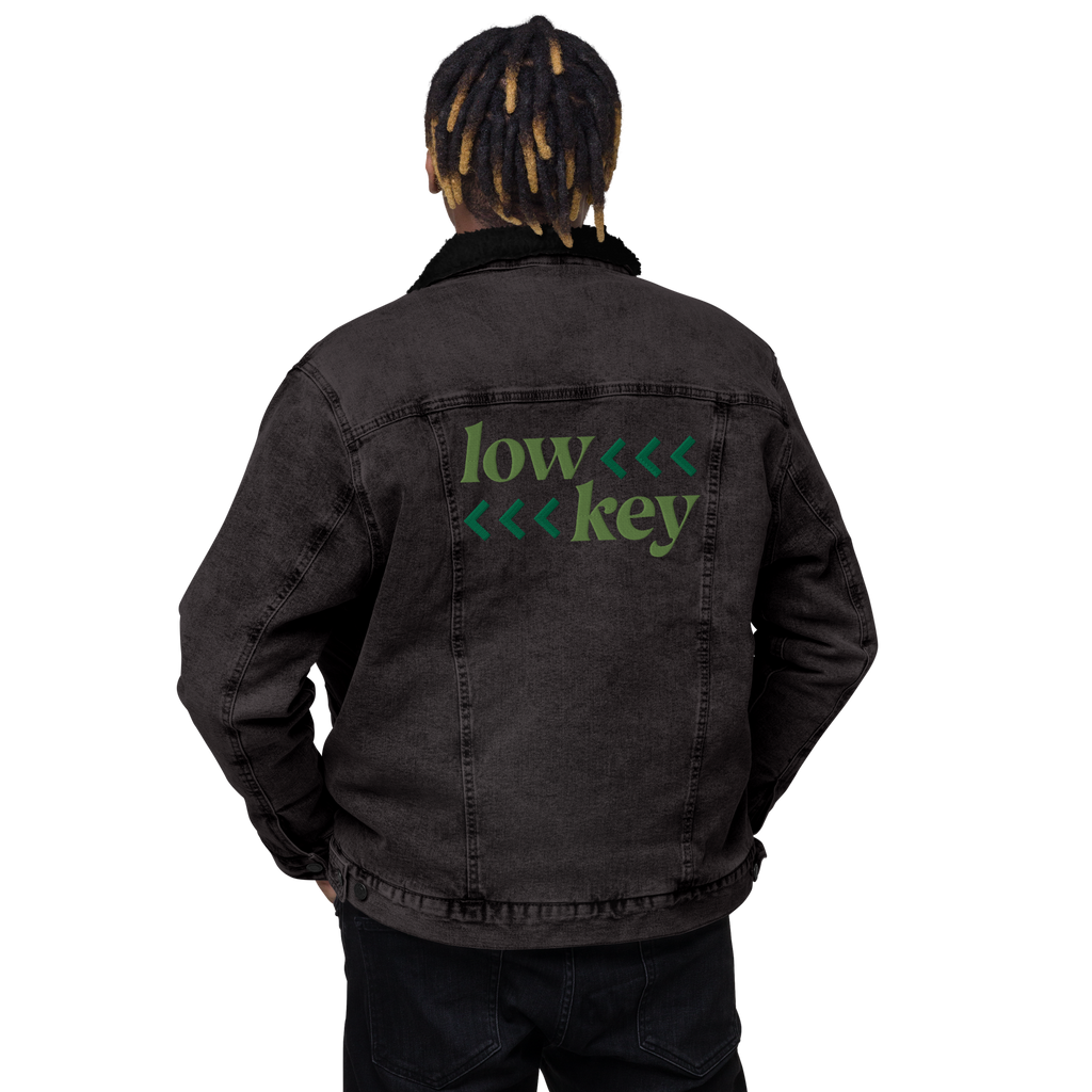 Low Key Denim Sherpa Jacket
