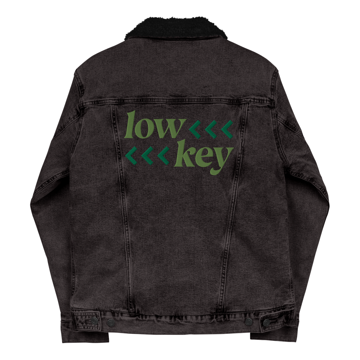 Low Key Denim Sherpa Jacket