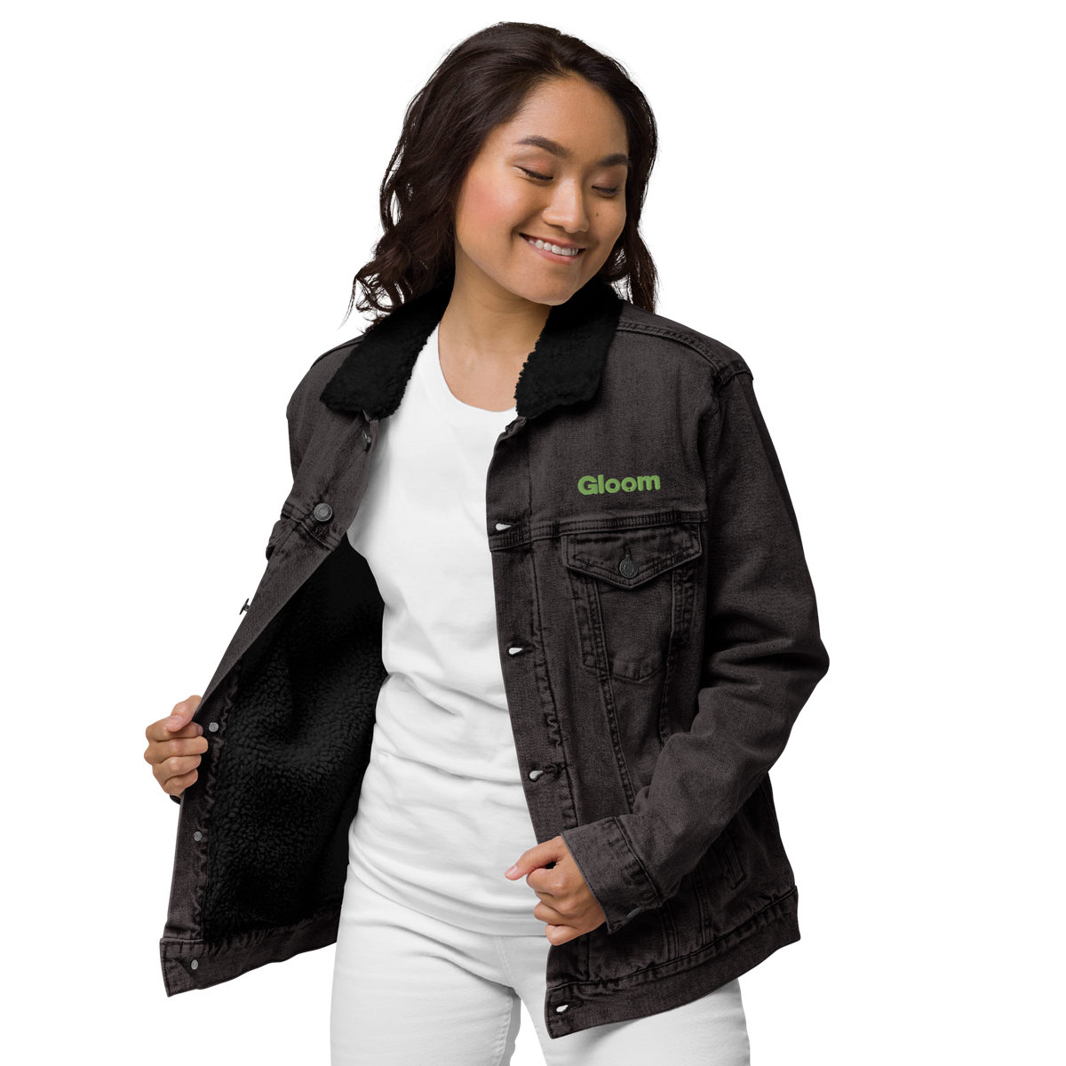 Low Key Denim Sherpa Jacket