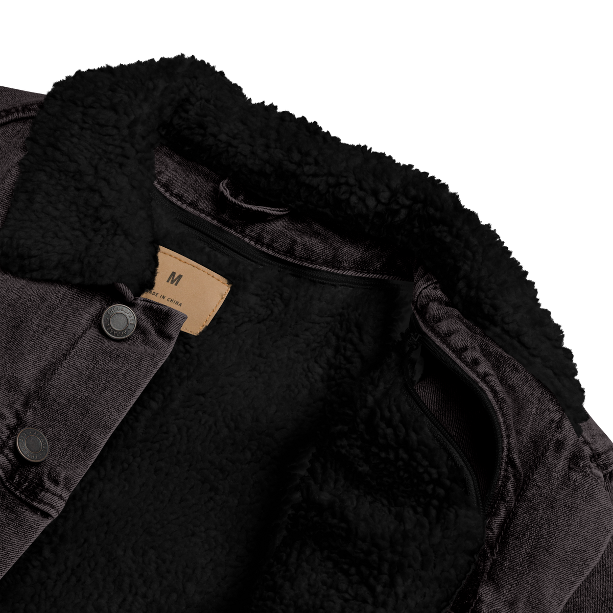 Low Key Denim Sherpa Jacket